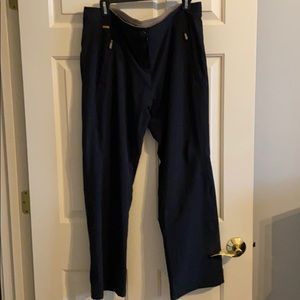 Lole large lined wind pants 10-12 black